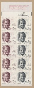 H367 Sweden 1986 Olof Palme MNH stamp booklets signed Czeslaw Slania  