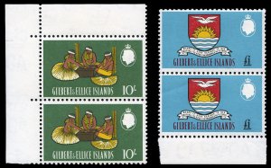 Gilbert and Ellice Islands #89-103 Cat$27.70, 1965 1/2c-£1 complete set in v...