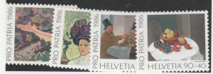 SWITZERLAND #B523-6 MINT NEVER HINGED COMPLETE