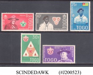 TOGO - 1961 BOY SCOUTS - 6V - MINT NH