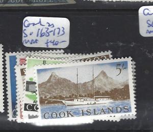 COOK ISLANDS  (P0512B)  QEII  SG 163-173   MNH
