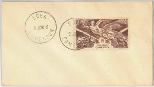 44793 - CAMEROON Cameroon - POSTAL HISTORY - COVER from EDEA 1947-