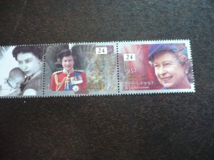 Stamps - Great Britain - Scott# 1440a - Mint Never Hinged Strip of 5 Stamps