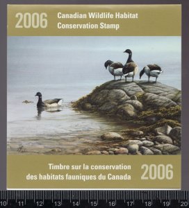 2006 #FWH22 Canada Federal Wildlife Habitat Conservation stamp MNH Cv$50