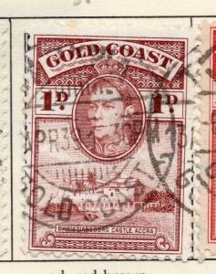 Gold Coast 1938-41 Early Issue Fine Used 1d. 027181