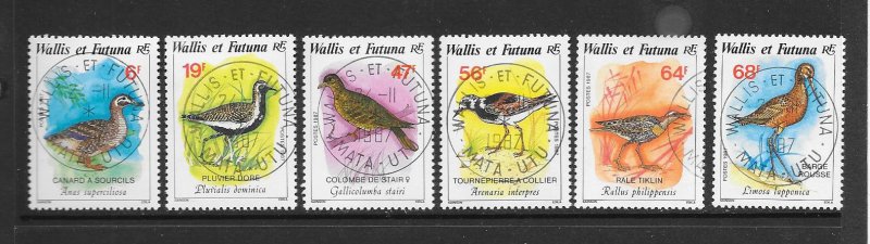 WALLIS & FUTUNA #363-8  BIRDS   CANCELLED