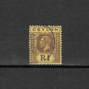 CEYLON 1912/25 SG 315c USED Cat £38
