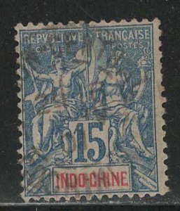Indo-China Scott # 10, used