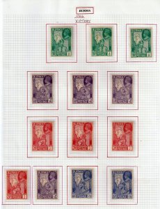 BURMA 1930s/50s Mint &Used Collection on Pages(Aprx 180 Items) (Goy 639