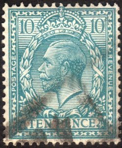 1924, Great Britain, 10p, Used, Sc 199, Sg 428
