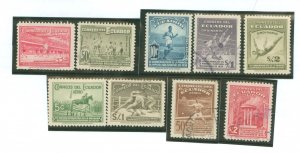 Ecuador #377-381/C65/C67-69 Used Single