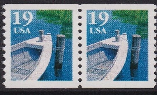 2529 Fishing Boat Coil Pair MNH