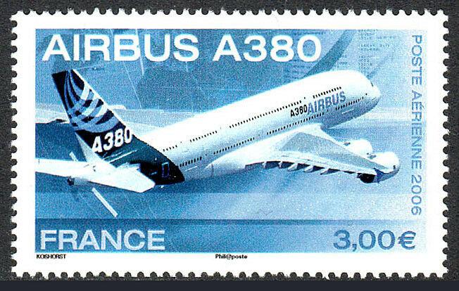 France C68, MNH. Airbus A380, 2006