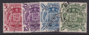 Australia, Scott 218-221 (SG 224a-224d), used