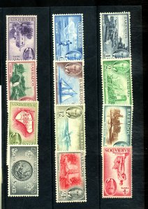 BARBADOS #216-227 MINT FVF OG LH Cat $75