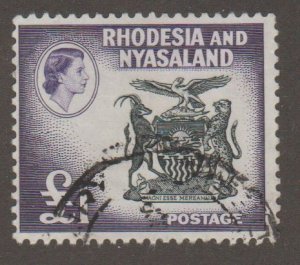 Rhodesia & Nyasaland 171 Queen Elizabeth II & Coat of Arms