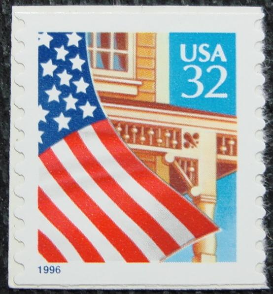 US #3133 MNH Coil Single, Flag Over Porch, SCV $1.50 