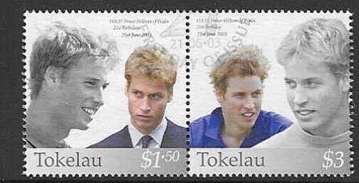 TOKELAU ISLANDS SG351a 2003 PRINCE WILLIAM USED 