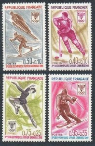 1968 France 1610-1611,1613-1614 1968 Olympic Games in Grenoble