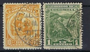 Colombia 411; 415 Used 1932 issues (an8236)