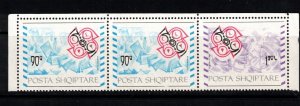 Albania Sc 2405a MNH Strip of 1992 - STRIP W/LABLE - EUROPA - Lot B 