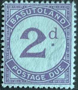 Basutoland #J2 *MH* Single Postage Due L3