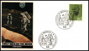 Germany 1st Men on the Moon 1969 Space Cover