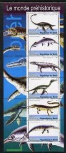 BENIN - 2003 - Dinosaurs #8 - Perf 6v Sheet - MNH-Private Issue