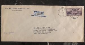 1931 Port Prince Haiti First Flight Cover FFC To San P Macoris Dominican Rep