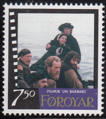 Faroe Islands 1997 MNH Sc #326 7.50k Scenes from film Barbara