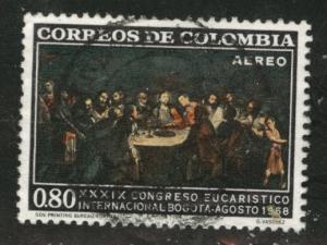 Colombia Scott C502 Used  Airmail stamp 1968