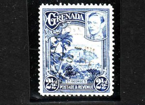 Grenada -Sc#136-2&1/2p ultra  KGVI used-1938-