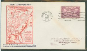 United States #795 On Cover