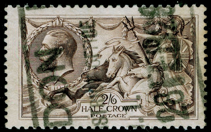 SG413a, 2s 6d olive-brown, USED. Cat £100.