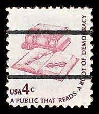 PCBstamps  US #1585a 4c (=) A Public that Reads, MNH, (13)