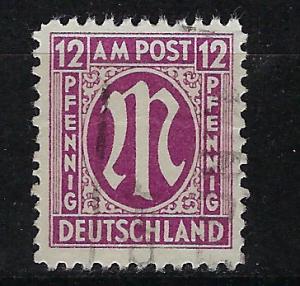 Germany AM Post Scott # 3N8, used