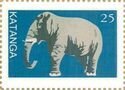 KATANGA, CONGO - 2013 - Elephant - Imperf Single Stamp - MNH - Private Issue