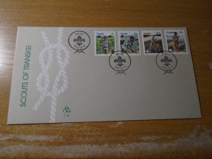 South Africa Transkei  #  93-96    Scouting   FDC