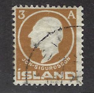 Iceland SC#87 Used F-VF...Fill a nice spot!