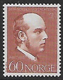 Norway # 508 - Missionary Skedsrud - MNH.....{G8}