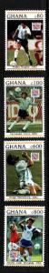 Ghana-Sc#1608//1613-unused NH half set-Sports-Soccer World Cup-1993-