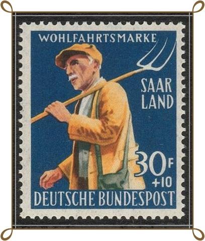 Saar B126-Dairy Maid-MNH-(Sa)