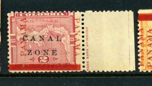 Canal Zone Scott 11b Mint Stamp 'Inverted Bar Var' w/PSAG Cert (Stock #CZ11-5)