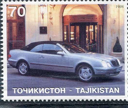 Tajikistan 1998 CLASSIC CARS Stamp Perforated Mint (NH)