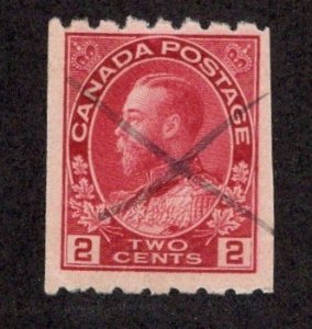 Canada #124 Pen Cancel F/U ~JM-2221