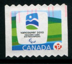 2307B Canada P Paralympic Emblem SA, used