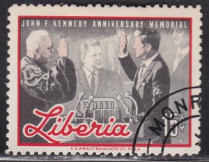 Liberia 447 President Kennedy 1966