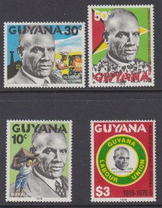 Guyana 306-309 MNH VF