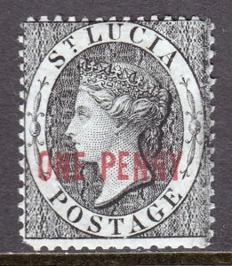 St. Lucia - Scott #20 - MH - Pencil on reverse - SCV $38