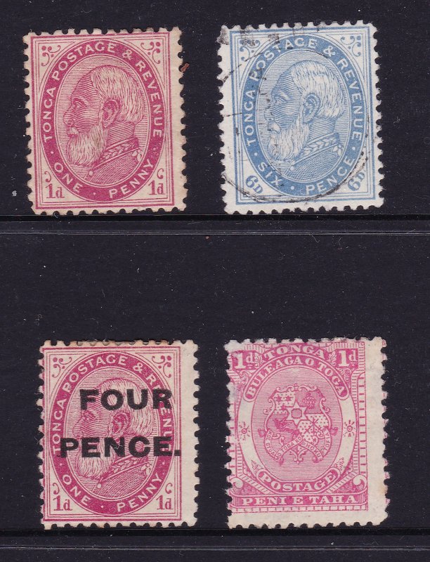 Tonga x 4 old ones 1 used 3 MH